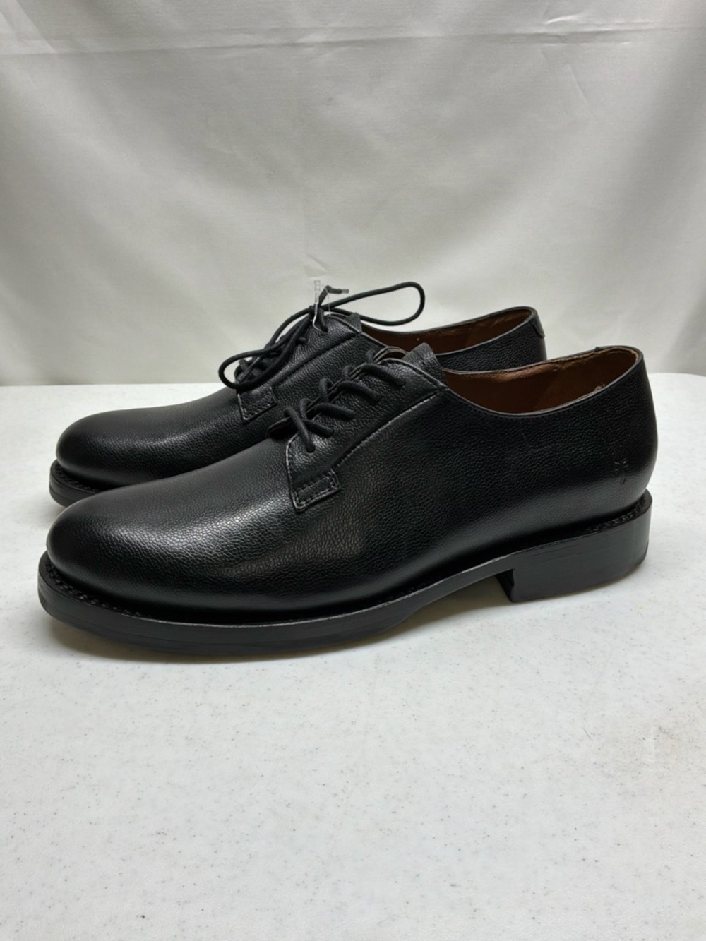 Frye Dylan Oxford Dress Shoe Black Leather Non-Slip Sole Size 9D NWOT